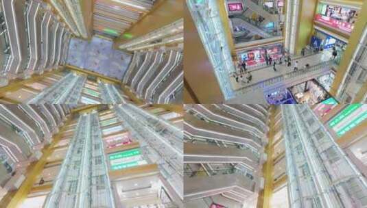商场电梯扶梯高清在线视频素材下载