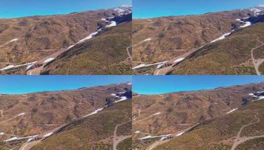 Sierra Nevada，滑雪场，西班高清在线视频素材下载