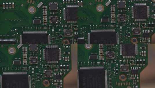 精密仪器 高精度 科技感 电路板机械硬盘高清在线视频素材下载
