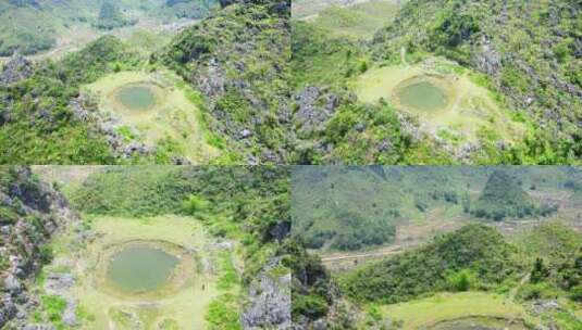 山顶天池山 山顶水池高清在线视频素材下载