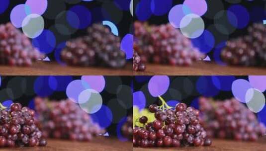 特写葡萄上的蚧壳虫高清在线视频素材下载