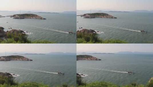 海上渔船美景高清在线视频素材下载