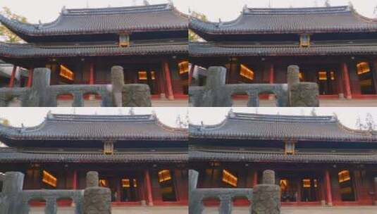 上海嘉定孔庙高清在线视频素材下载