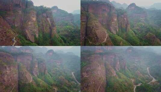 鹰潭龙虎山象鼻山高清在线视频素材下载