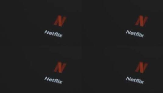 点击手机应用程序Netflix的特写镜头高清在线视频素材下载