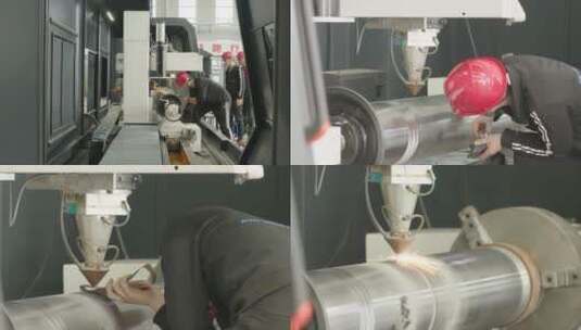 石墨烯新能源材料生产车间1高清在线视频素材下载