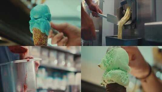 冰激凌产品展示宣传片高清在线视频素材下载