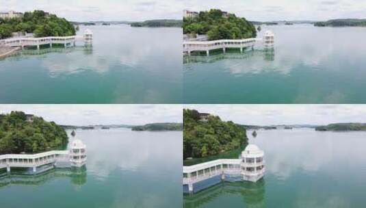 绵阳仙海水利风景区高清在线视频素材下载