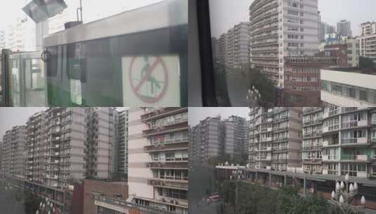 重庆城市街景高清在线视频素材下载