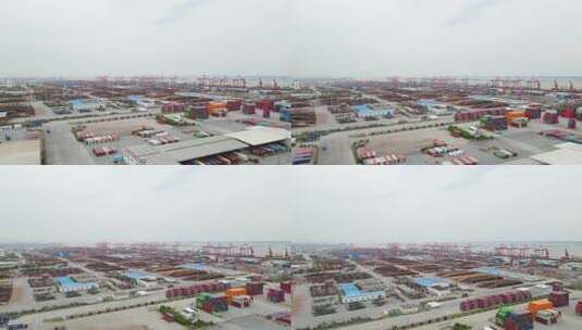 6269 太仓港 港口 航拍高清在线视频素材下载