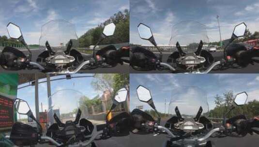 摩托骑行第一视角02高清在线视频素材下载