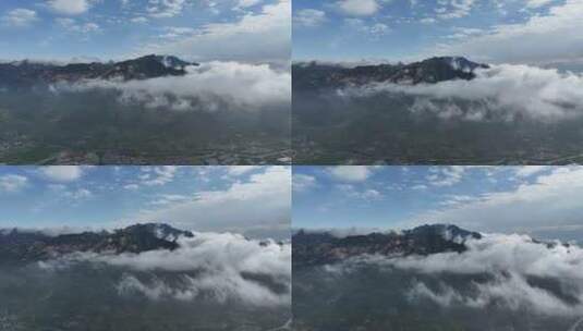 雨后泰山，云雾飘渺高清在线视频素材下载