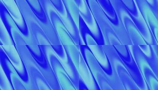 唯美蓝色丝滑流动波纹背景 科技蓝色高清在线视频素材下载