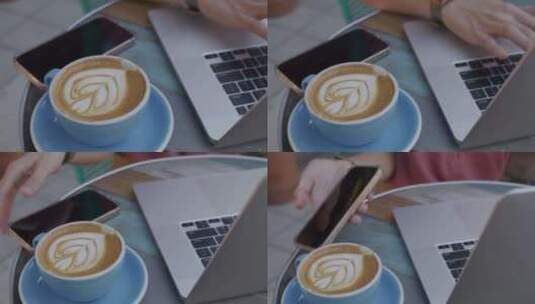 咖啡  工作高清在线视频素材下载