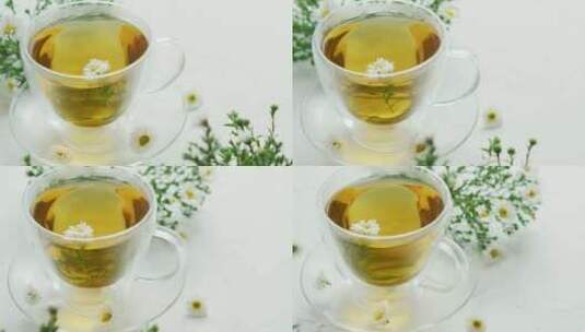 茶柠檬绿茶饮品茶水茶杯茶壶品茶文化花草茶高清在线视频素材下载