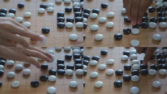 中国围棋下围棋高清在线视频素材下载