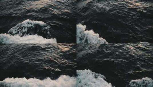 大海 冲浪 海啸 海 海洋 海边高清在线视频素材下载