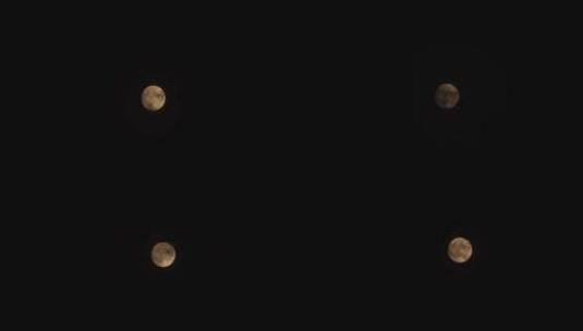 月亮延时中秋节月亮实拍视频夜晚高清在线视频素材下载