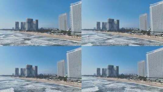 海景房沿海城市高清在线视频素材下载