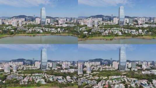 深圳市区空中景观高清在线视频素材下载