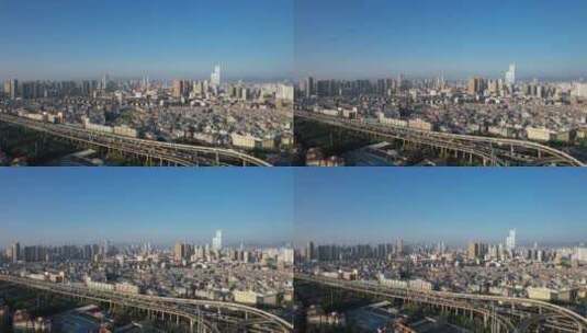 4K昆明城市天际线航拍视频高清在线视频素材下载