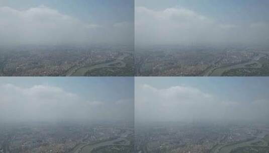 高空下的广东大地航拍高清在线视频素材下载