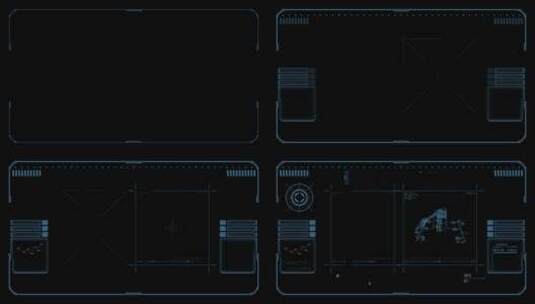 4K 科技面板高清AE视频素材下载