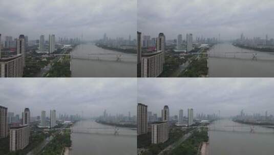 广州珠江沿岸高清在线视频素材下载