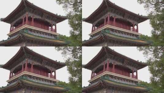 浙江普陀山宝陀禅寺建筑4K实拍视频高清在线视频素材下载