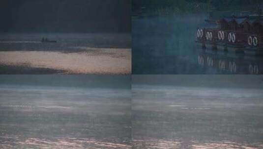 杭州西湖早晨意境空镜头4K视频素材高清在线视频素材下载