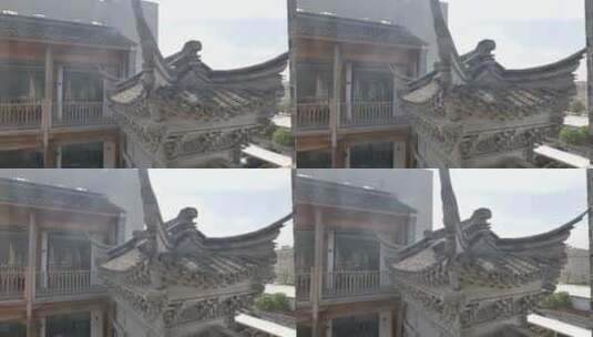 中国非遗项目砖雕技艺高清在线视频素材下载