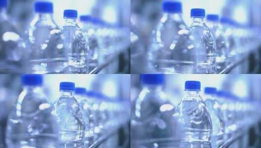 瓶装水生产车间高清在线视频素材下载