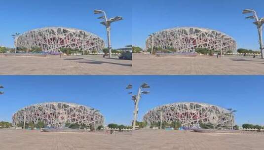 北京国家体育场鸟巢高清在线视频素材下载
