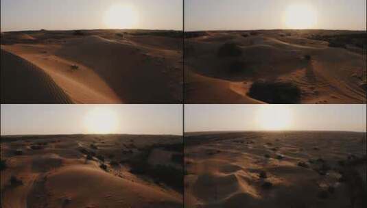 阿联酋阿布扎比沙漠日落7高清在线视频素材下载