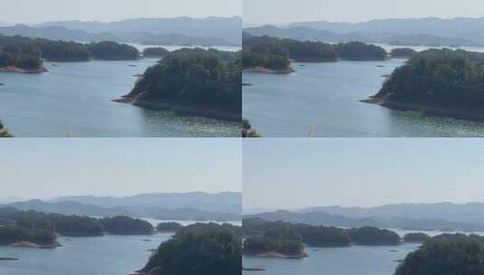 4k 杭州千岛湖青山绿水高清在线视频素材下载