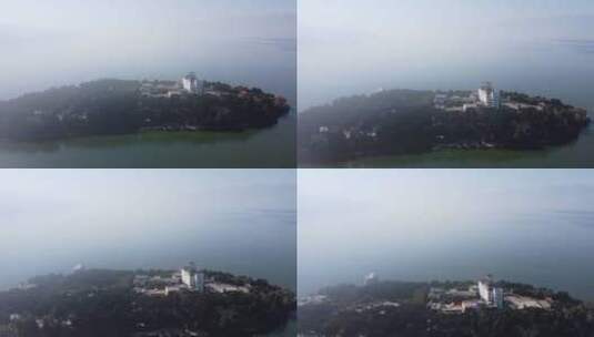 大理洱海 南召风情岛 4K 航拍高清在线视频素材下载