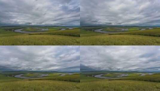烏蘭山下的額爾古納河（09.01）高清在线视频素材下载
