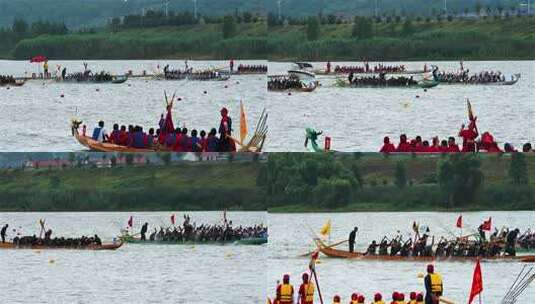 端午龙舟赛高清在线视频素材下载