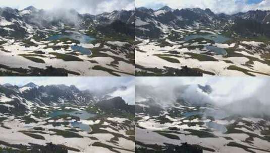 高山湖泊风景高清在线视频素材下载