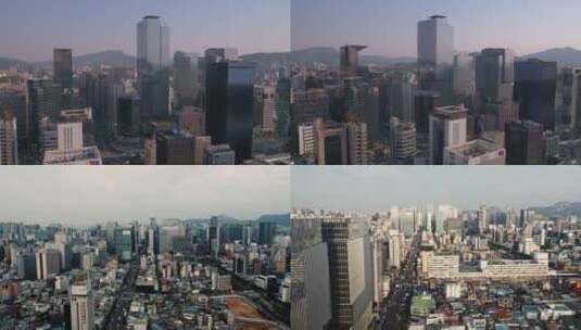 【合集】韩国城市 首都 首尔 地标 美景高清在线视频素材下载
