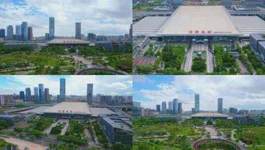 深圳北站 城市地标宣传片高清在线视频素材下载