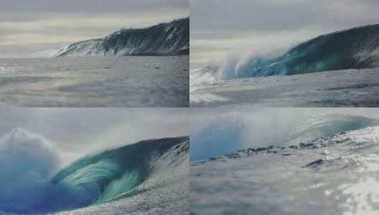 海浪大浪冲浪者高清在线视频素材下载