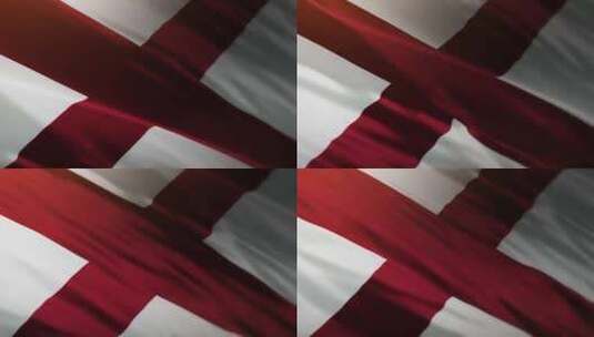 阿拉巴马州国旗挥舞-4K高清在线视频素材下载