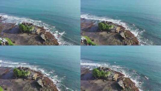 印度尼西亚-巴厘岛-海岛海神庙高清在线视频素材下载