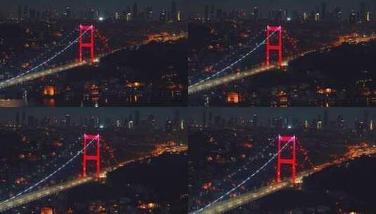 伊斯坦布尔，土耳其，天线，无人机高清在线视频素材下载