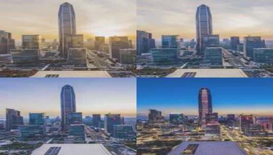 深圳城市风光地标延时竖版高清在线视频素材下载