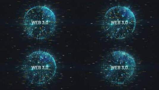 Web 3.0 Web 3互联网数字地球高清在线视频素材下载