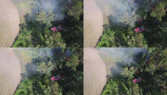 消防员救火高清在线视频素材下载