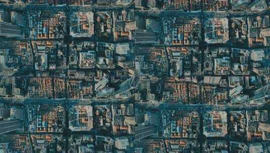 浦西外滩俯拍高清在线视频素材下载