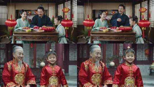 古代过年 传统文化氛围高清在线视频素材下载